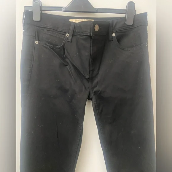 NWT Burberry Brit slim skinny black denim